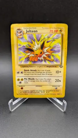Pokemon TCG Jolteon Jungle Card 20/64 Unlimited Rare, Regular - Image 1