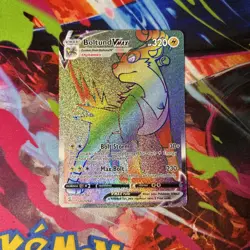 Boltund VMAX 267/264 Fusion Strike Pokemon Secret Rainbow Rare Card - Image 1
