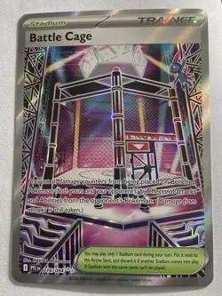 Battle Cage 116/094 Ultra Rare Full Art (FA) - Pokemon TCG Phantasmal Flames NM - Image 1