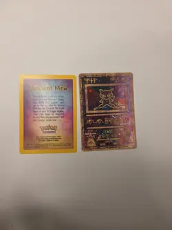 2000 Pokemon Movie Promos Ancient Mew #NNO W/ Promo Top Card Indents On Back - Image 1