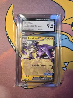 Pokemon Toxtricity Ex 215 Promo Illustration Contest 2024 CGC Graded Mint+ 9.5 - Image 1