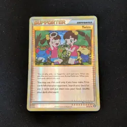 Pokemon TCG Twins Triumphant 89/102 Supporter Foil Card Stock Card - Image 1