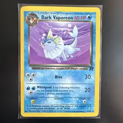 Dark Vaporeon 45/82 Uncommon Team Rocket Pokemon Near Mint - Image 1