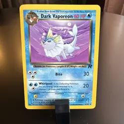 Dark Vaporeon 45/82 Uncommon Team Rocket Pokemon Near Mint - Image 2