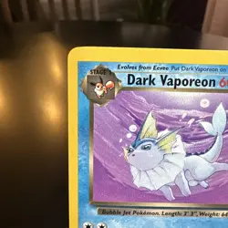 Dark Vaporeon 45/82 Uncommon Team Rocket Pokemon Near Mint - Image 3