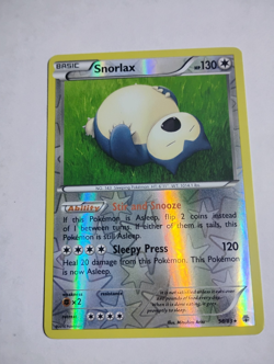 Pokemon Snorlax 58/83 Reverse Holo Rare XY Generations Card NM - Image 1
