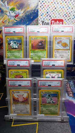 Pokemon tcg 1st edition jungle x7 joblot PSA 9 MINT wotc 1999 - Image 1