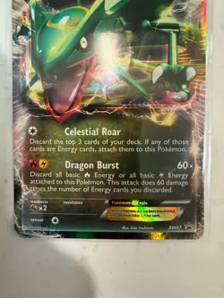Rayquaza EX BW47 Pokemon TCG Black & White Promo Holo 2012 170 HP Dragon - Image 3