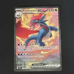 2025 Pokemon Scarlet & Violet Journey Together #187 Salamence ex SIR NM - Image 1