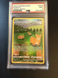 PSA 9 Pokemon Pikachu, Ditto, Mewtwo Lot - Image 4