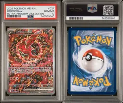 Pokemon TCG Oricorio EX 024 Me: Mega Evolution Promo Promo Holo PSA 10 190 HP - Image 3