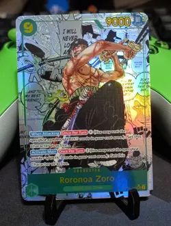 Roronoa Zoro Manga Alt Art OP06-118 | One Piece Card Game | NM Pack Fresh - Image 1