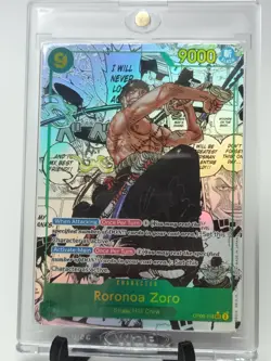 Roronoa Zoro Manga Alt Art OP06-118 | One Piece Card Game | NM Pack Fresh - Image 3