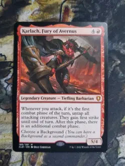 Karlach, Fury of Avernus #186 Baldur's Gate CLB Magic MTG - Image 1