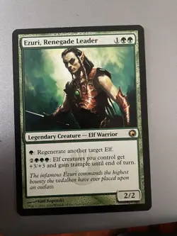 MTG Magic the Gathering Ezuri, Renegade Leader Scars of Mirrodin Elves Lorwyn - Image 1