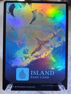MTG Island (0288) FOIL The Lost Caverns of Ixalan Magic Gathering Card Land NM - Image 1
