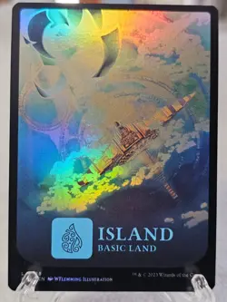 MTG Island (0288) FOIL The Lost Caverns of Ixalan Magic Gathering Card Land NM - Image 4
