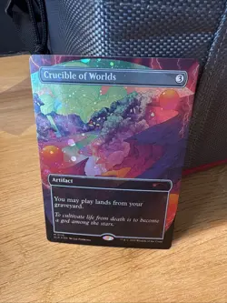 Mtg Secret Lair — Crucible of Worlds — GALAXY Foil —NM - Image 1