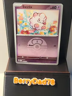Swirlix 093/217 Ascended Heroes (Love Ball) Reverse Holo Pokemon TCG - Image 1