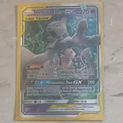 Pokemon Mewtwo & Mew GX Ultra Rare Holo 71/236 Sm-Unified Minds 270 HP - Image 1