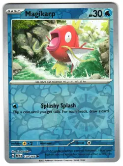 Magikarp 129/165 Reverse Holo SV: Scarlet & Violet 151 English Pokemon NM - Image 1