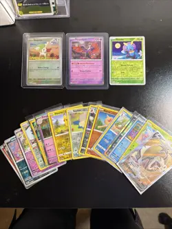 Pokemon Bundle 18 Cards All Holo And Reverse Holo - Image 1