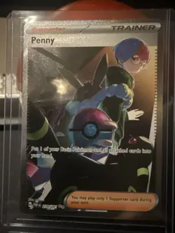 Penny 239/091 Sv: Paldean Fates Special Illustration Rare Trainer Pokemon TCG NM - Image 1