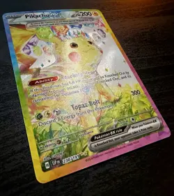 Pikachu ex 238/191 SV08 Surging Sparks Special Illustration Rare Pokemon NM - A - Image 2