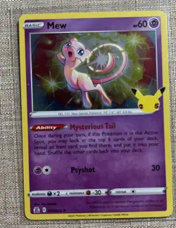13 hollow Pokemon Celebrations 25th Anniversary trading Cards- Mew, Xerneas etc. - Image 2