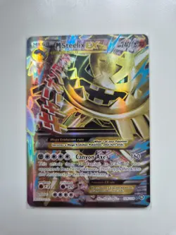 Pokemon Card XY Steam Siege M Steelix EX 109/114 NM - Image 1