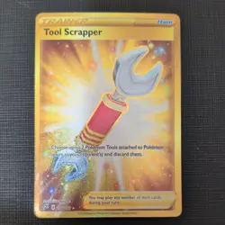 Tool Scrapper 208/192 Rebel Clash Full Art Gold Secret Rare Pokemon Card - Image 1