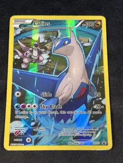 Pokemon TCG Latios XY79 XY Black Star Promo Full Art Ultra Rare Holo Card - Image 1