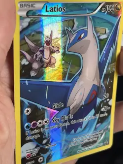 Pokemon TCG Latios XY79 XY Black Star Promo Full Art Ultra Rare Holo Card - Image 3