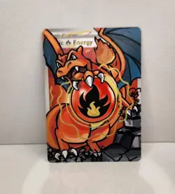 Charizard Painted Pokemon Energy Card - Image 1