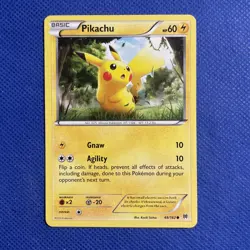 Pikachu 48/162 Breakthrough Non Holo Common Pokemon Card - NM (b) - Image 1