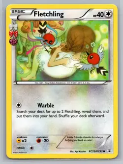 Fletchling RC25/RC32 Radiant Collection Generations 2016 Pokemon Card - Image 1