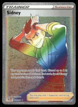 Pokemon Cards Sidney 279/264 Fusion Strike Rare Rainbow NM - Image 1