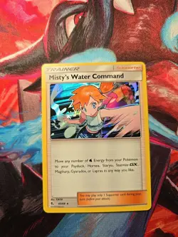 Misty's Water Command 63/68 Hidden Fates Holo Rare - Pokemon Card - Image 2