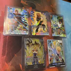 Dragon Ball Fusion World lot of 5 cards Alternate Art super Rares - Image 1