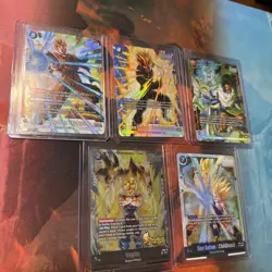 Dragon Ball Fusion World lot of 5 cards Alternate Art super Rares - Image 2