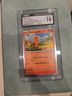CGC 10 Charmander 007/091 Cosmo Promo Special Collection Pokemon Card GEM MINT - Image 1