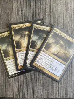 X4 MTG Supreme Verdict Rare Return to Ravnica LP Playset Free Ship & Tracked - Image 1