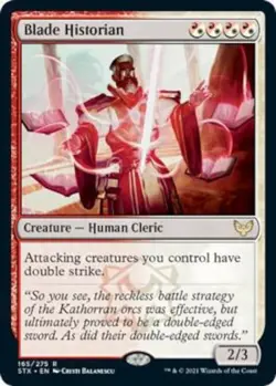 MtG Blade Historian 165/275 Strixhaven: School of Mages Regular Rare - Image 1