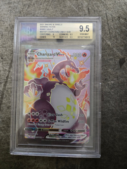 Pokemon Charizard Vmax SHR SV107 - Shining Fates - BGS 9.5 Gem Mint - Image 1