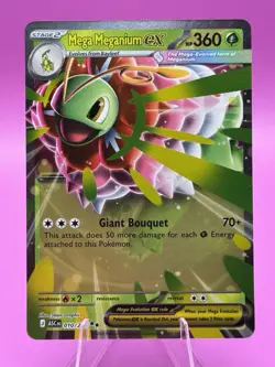 Mega Meganium ex Double Rare 010/217 Pokemon TCG Ascended Heroes English - Image 1