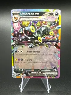 Umbreon Ex Stamped Surprise Box Promo 060/131 Pokemon Prismatic Evolutions NM - Image 1