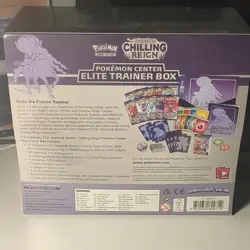 Pokemon Chilling Reign Pokemon Center Elite Trainer Box W/blister - Image 3