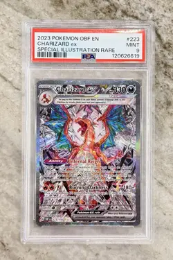2023 Pokemon OBF EN-Obsidian Flames Charizard #223 Special Illustration Rare - Image 1