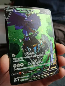 Pokemon TCG Corviknight V TG18/TG30 Silver Tempest Trainer Gallery Alt Art NM - Image 1
