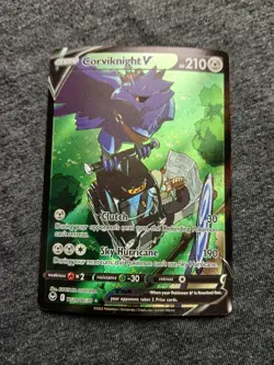 Pokemon TCG Corviknight V TG18/TG30 Silver Tempest Trainer Gallery Alt Art NM - Image 2